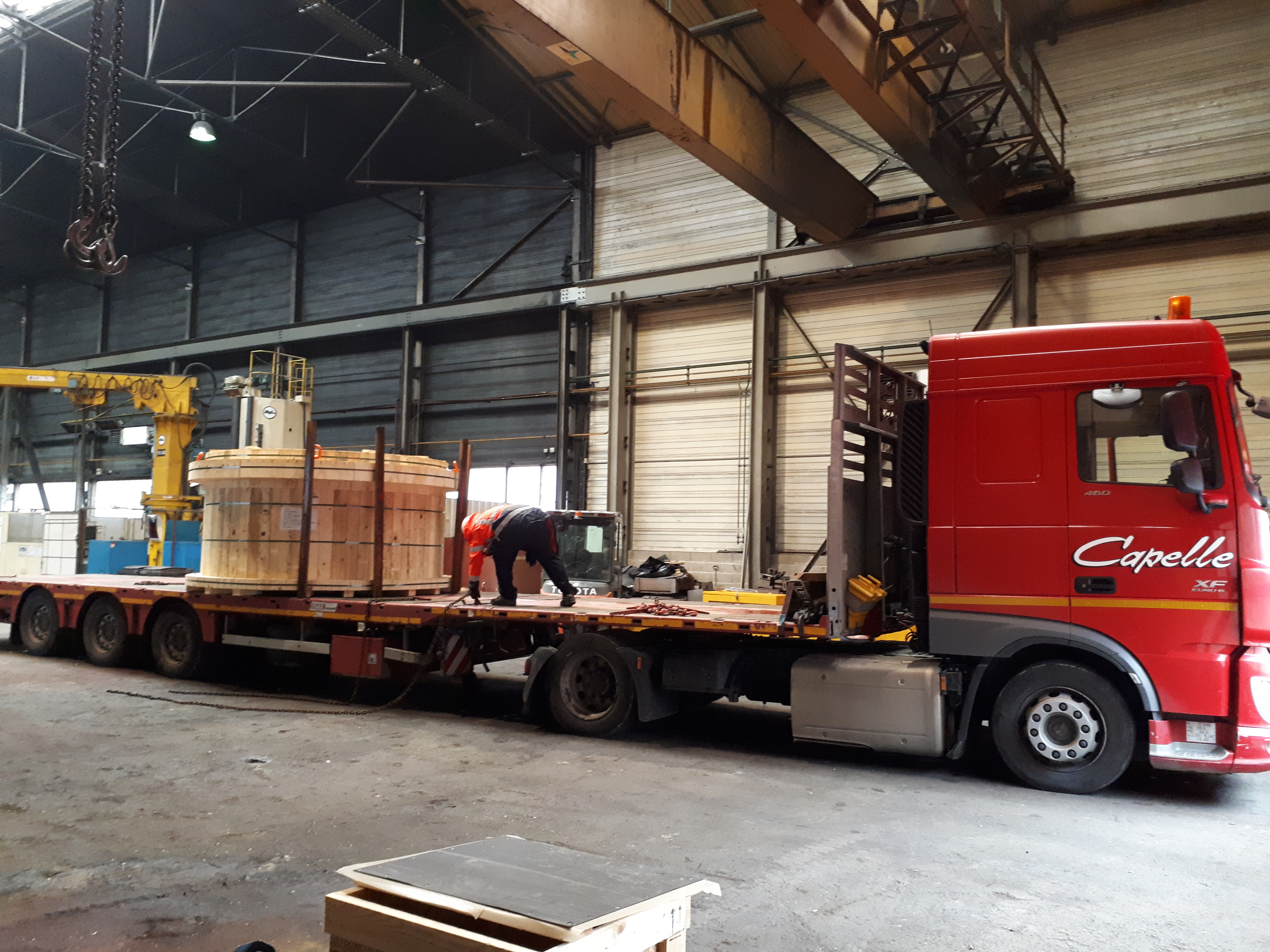 Emergency delivery time for trunnion